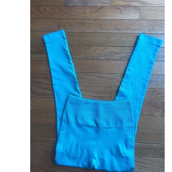 Lululemon Flow and Go Crop Teal Size SMALL - Picture 3 of 12